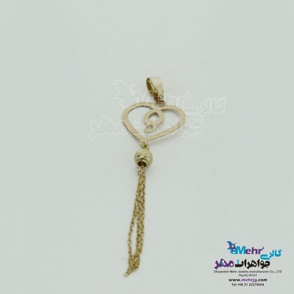 آویز طلا - طرح قلب-SM1010 آویز طلا - طرح قلب-SM1010